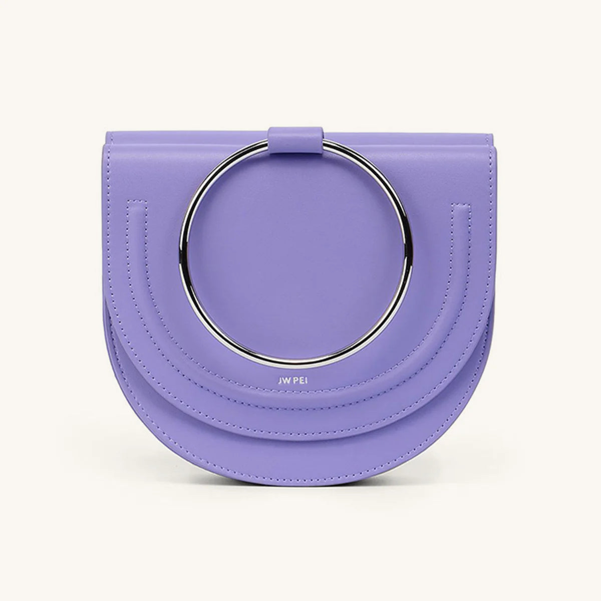 BOXED JW PEI Double Moon Crossbody Bag - VIOLET