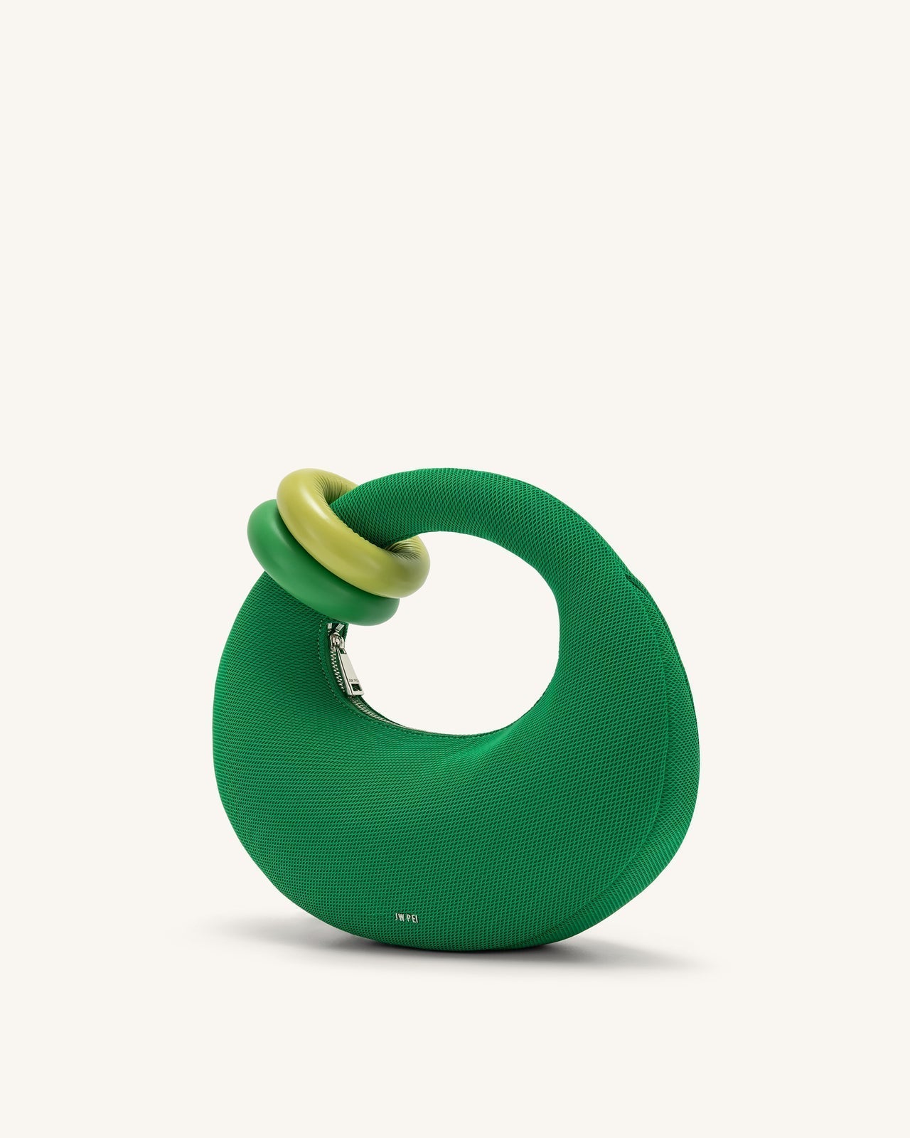BOXED JW PEI Abacus Midi Top handle bag-Green