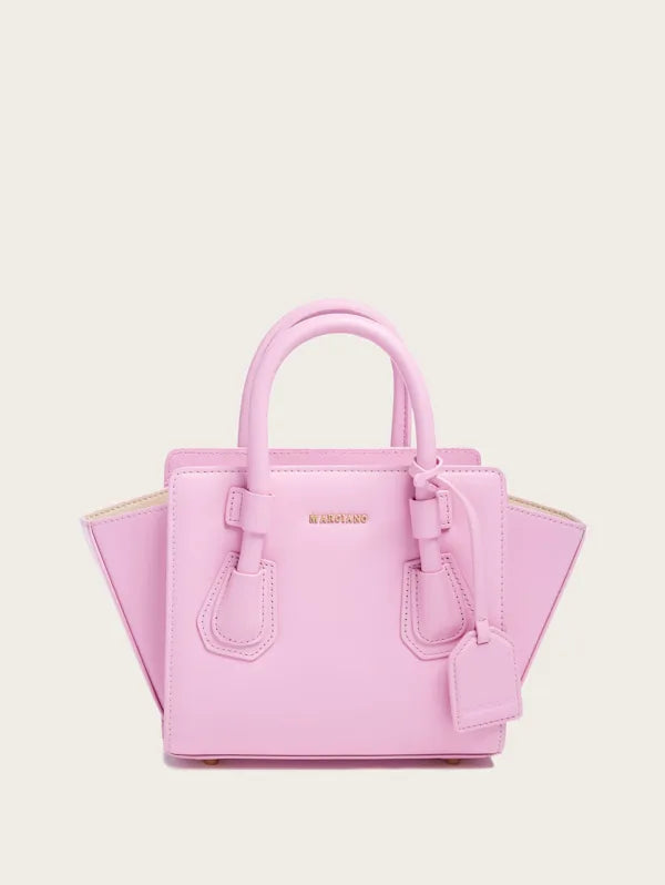 Marciano Merava leather mini satchel-Pink