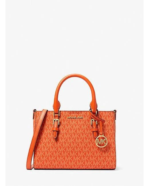 Michael Kors Small Charlotte 2 in 1 Tote bag -Orange