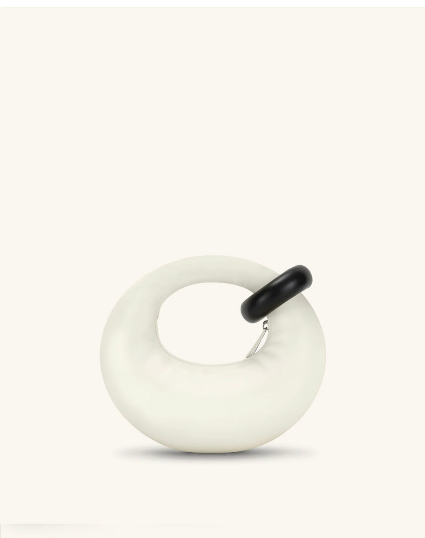 BOXED JW PEI Abacus mini bag -white