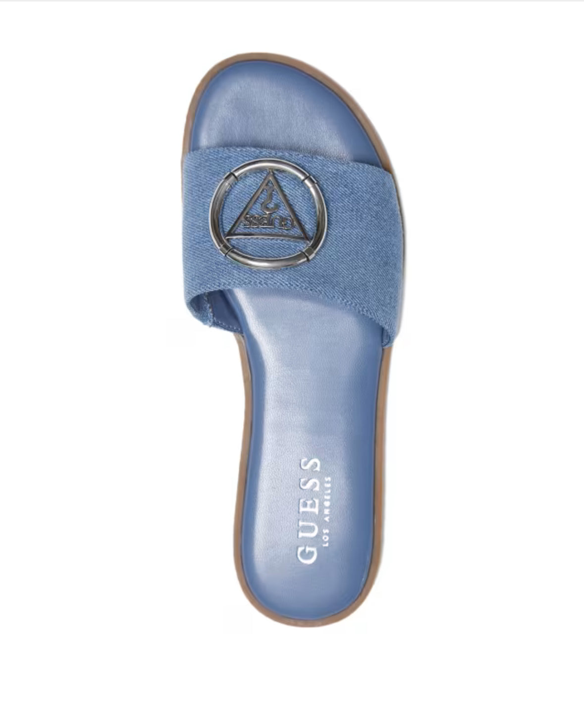 Guess Magnify Denim Slide Sandals
