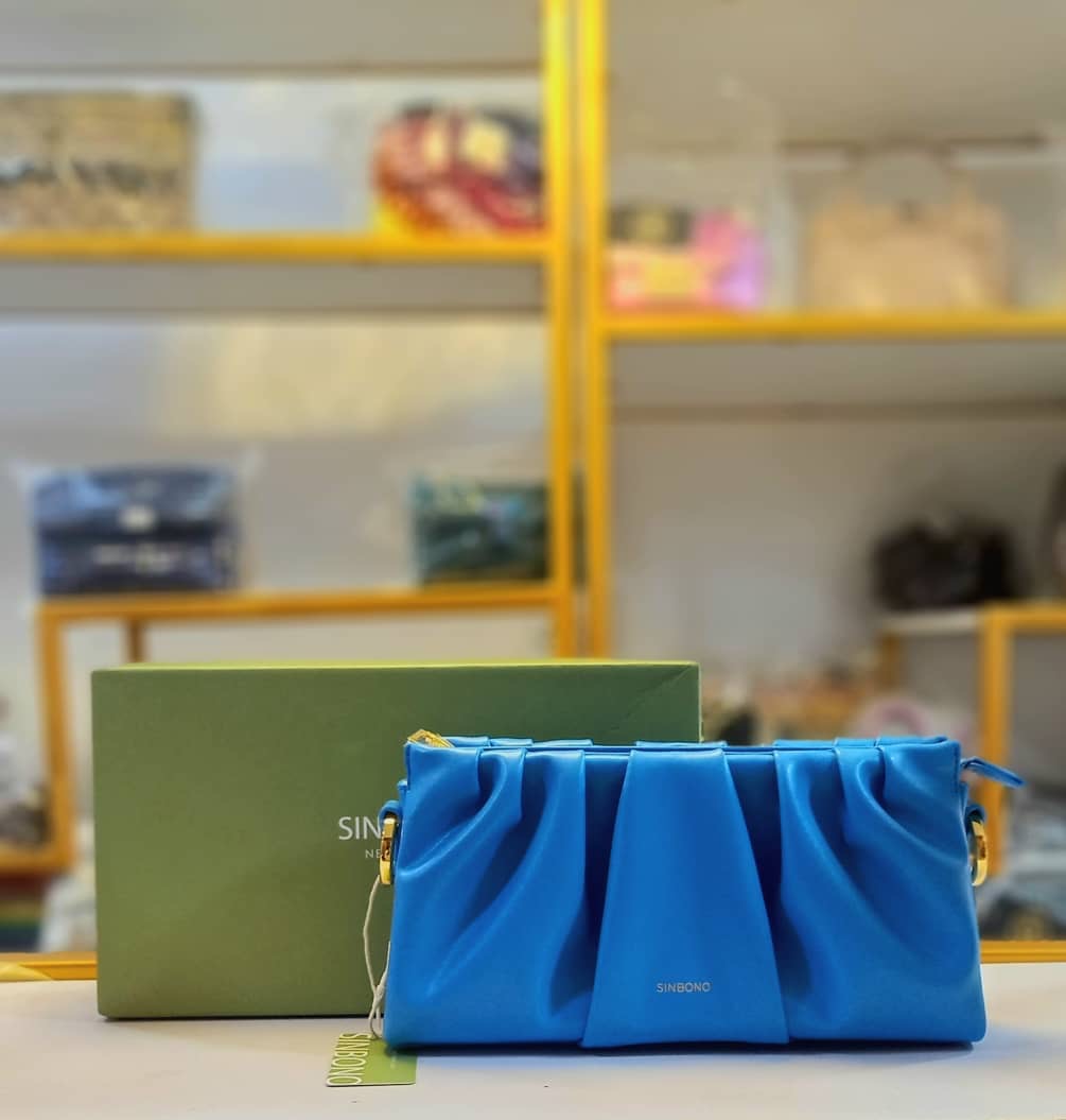 BOXED Sinbono Evelyn Shoulder Bag - Lake Blue
