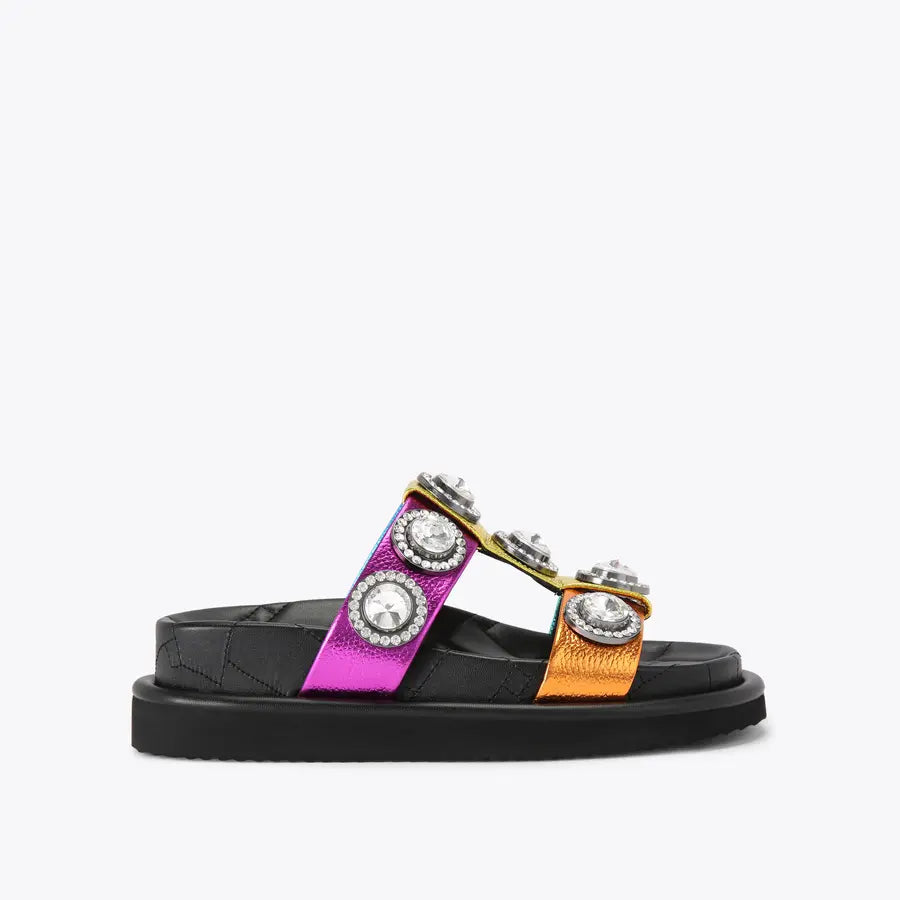 KG PREORDER Orson crystal Slippers -Multi