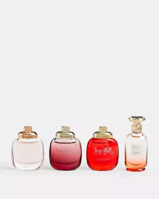 Coach Eau De Parfum 4 Piece Mini Gift Set