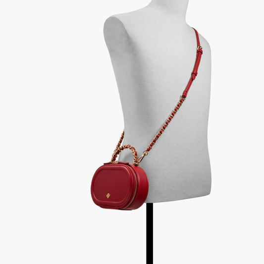 Call it Spring Leaha top handle Clutch bag -Dark red