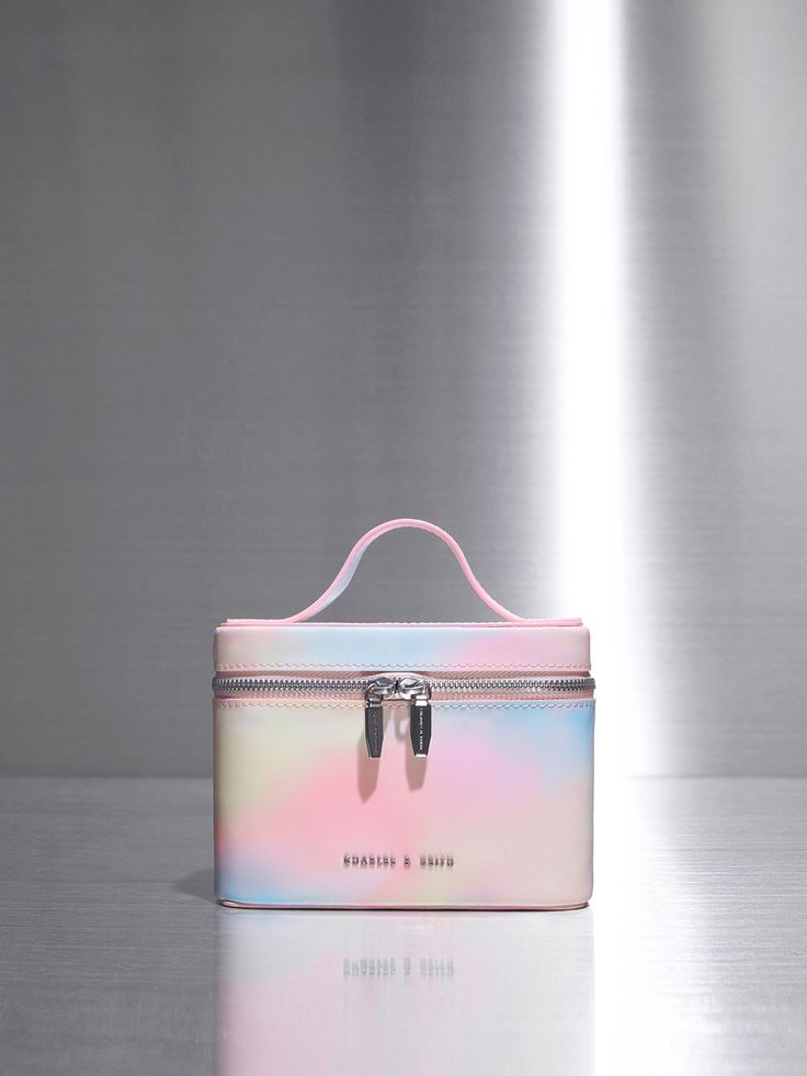 Charles and Keith Micro Swirl-Print Vanity Case bag - Multi