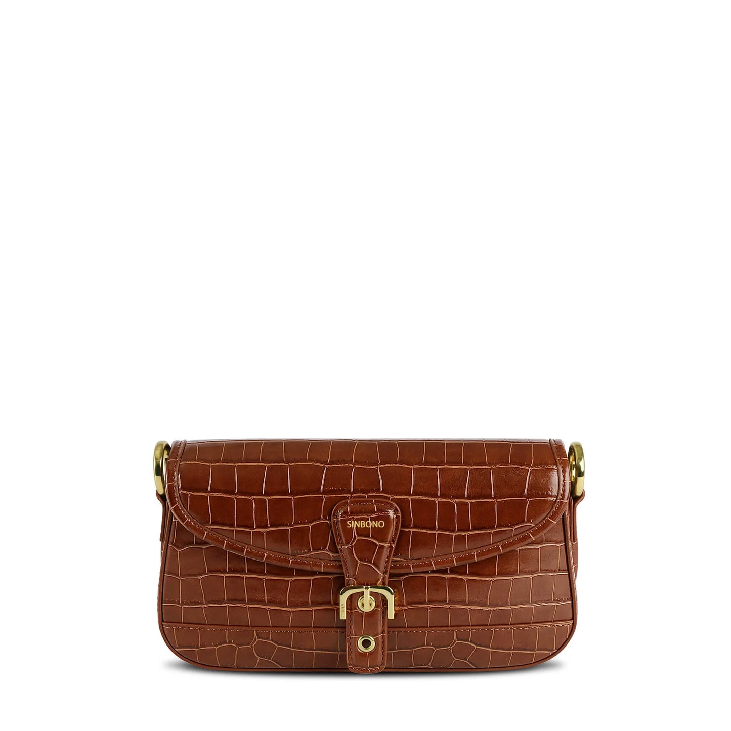 BOXED Sinbono Fiona Shoulder Bag - Brown