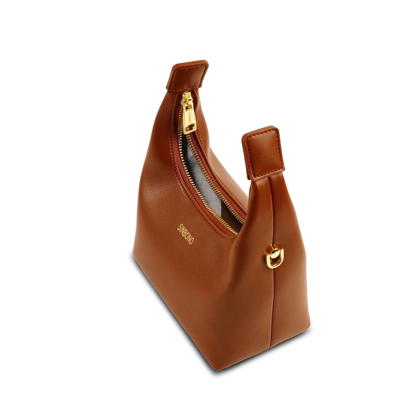 BOXED Sinbono Vienna Mini Top Handle Crossbody Bag -Brown