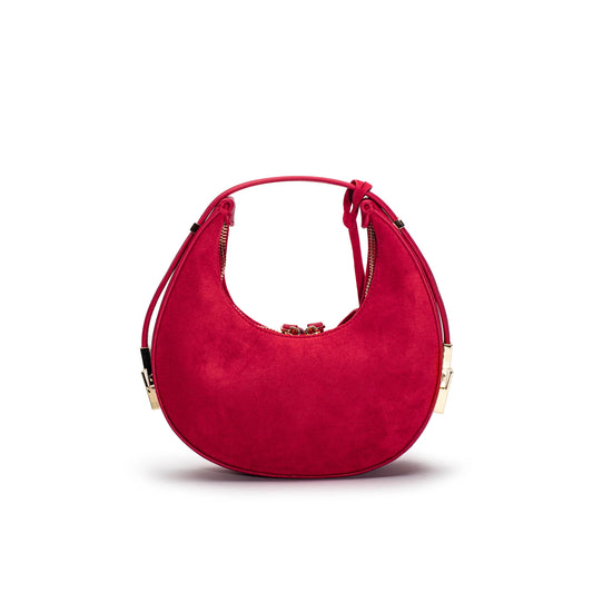 Noir-X Saddle red mini bag