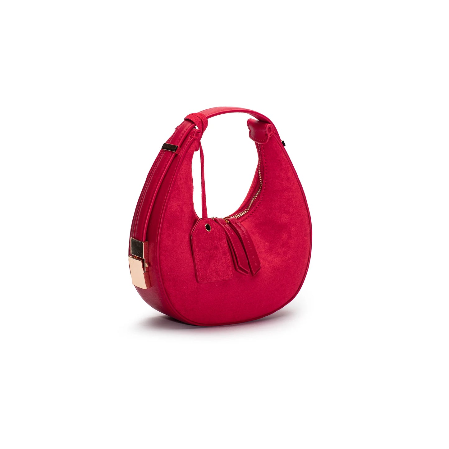 Noir-X Saddle red mini bag