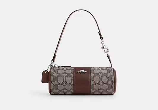 Nolita Barrel Bag In Signature Jacquard