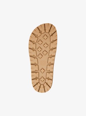 PREORDER Michael Kors Holland Polka Dot Signature Logo Sandal-Blue