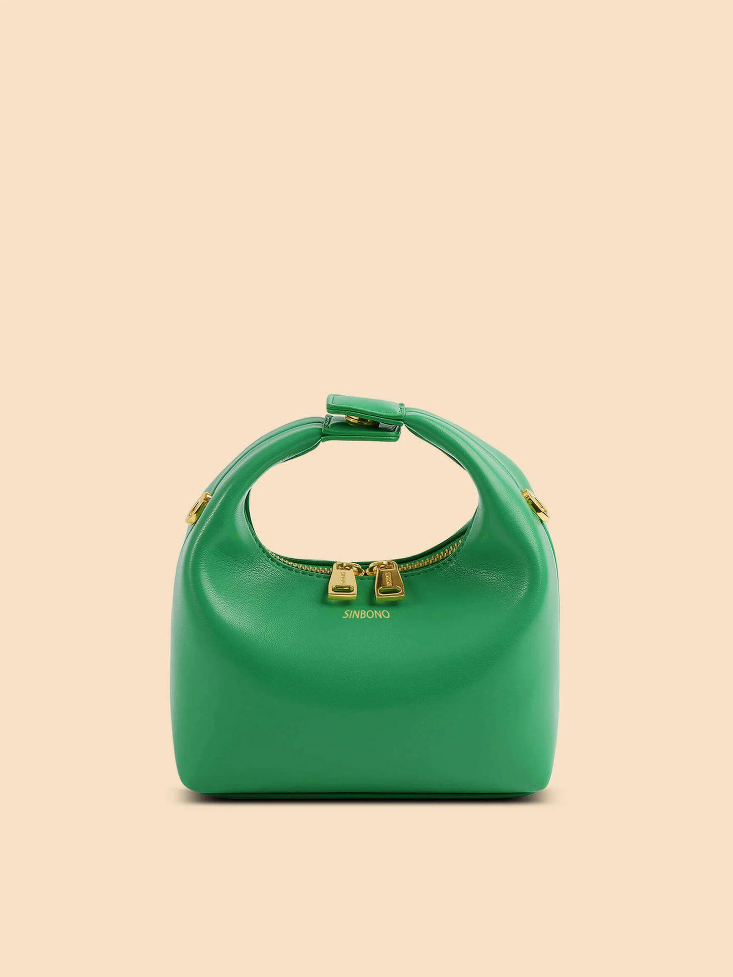 BOXED Sinbono Vienna Mini Top Handle Crossbody Bag - Grass Green