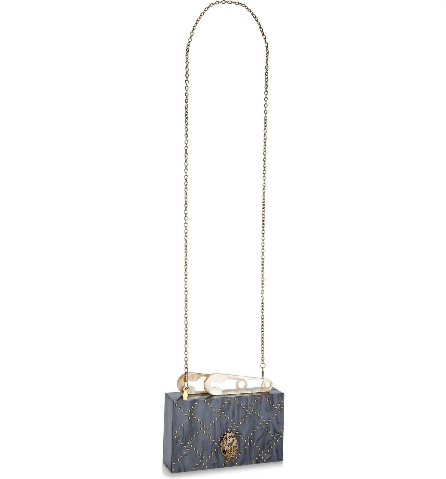 KG Safety Pin Box Clutch