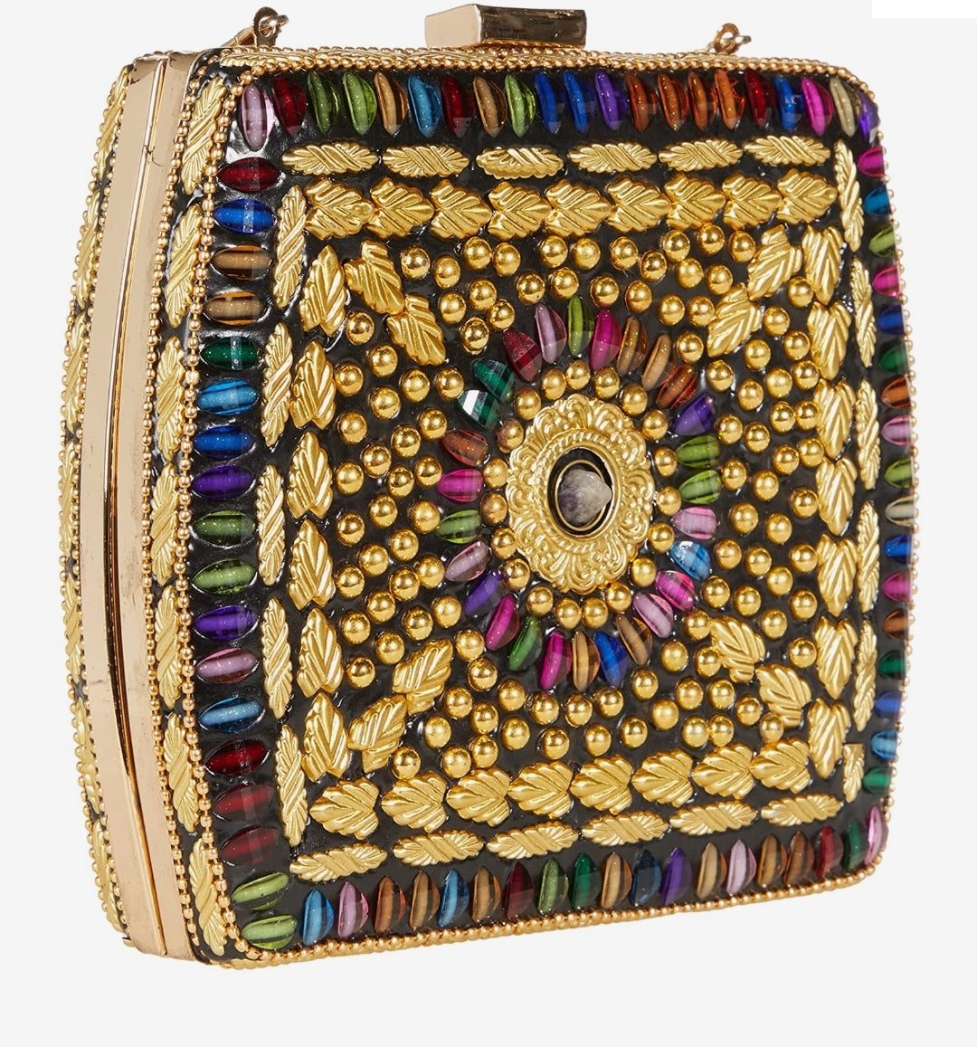 Kuku Square Studded Multi Clutch purse - Premium from House of Glitz - Just $38500.00! Shop now at House of Glitz