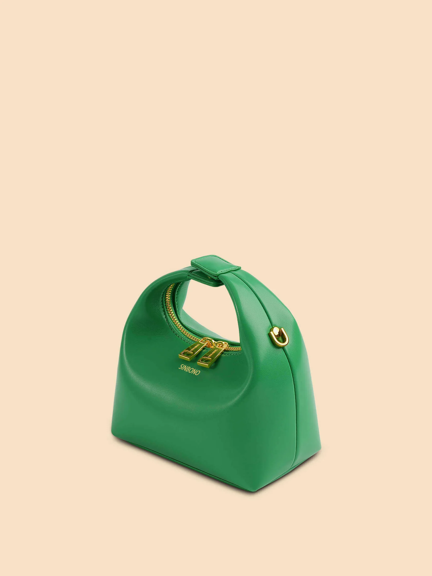 BOXED Sinbono Vienna Mini Top Handle Crossbody Bag - Grass Green