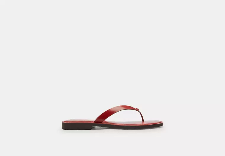 PREORDER Brianna Flip Flop slippers-Ruby