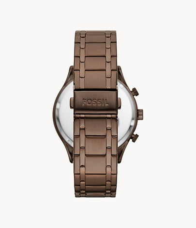 Fossil Male Fenmore Multifunction Brown Stainless Steel Watch - Premium from House of Glitz - Just $65000.00! Shop now at House of Glitz