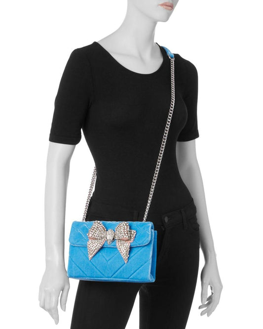 KG Medium Velvet Kensington bag