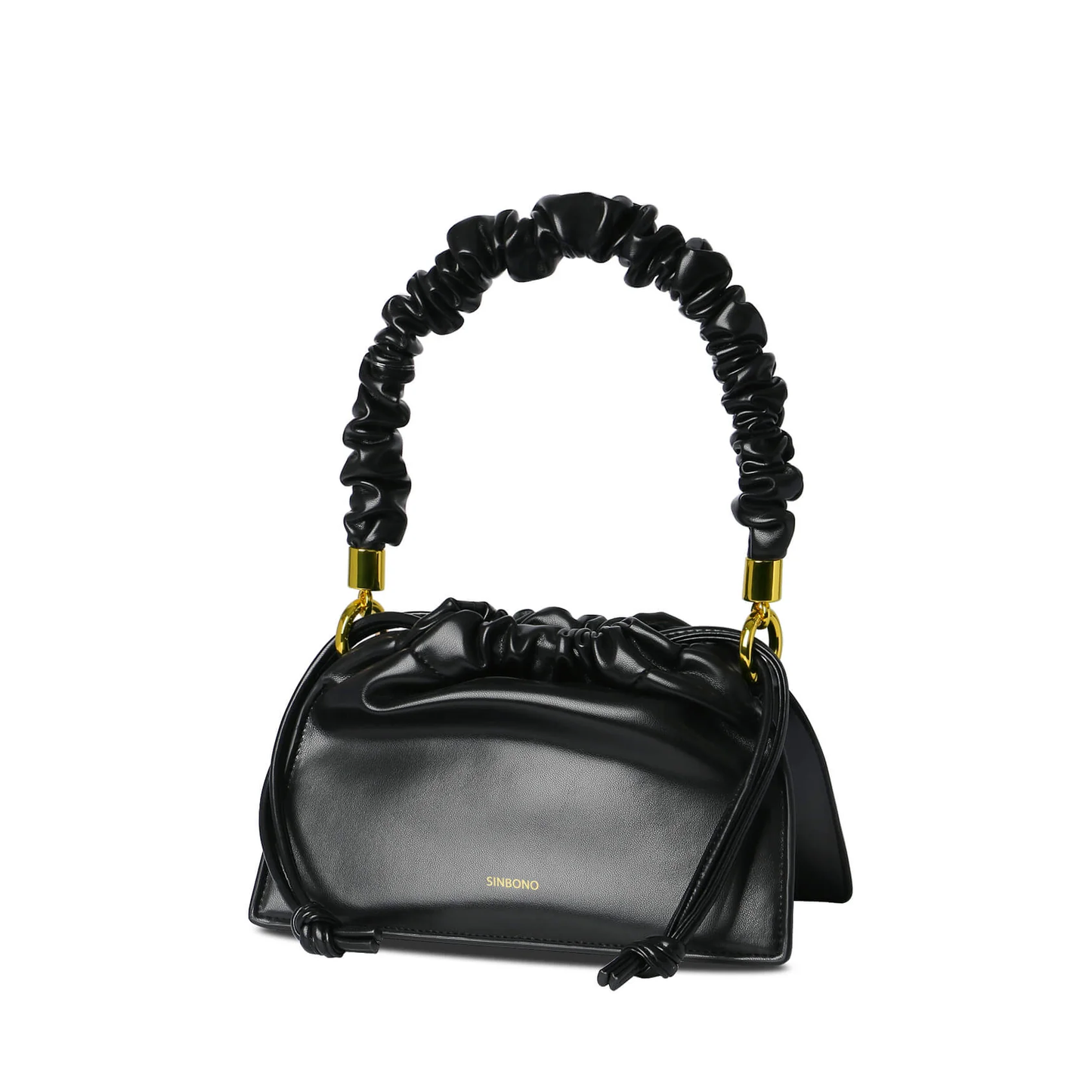 BOXED Sinbono Drawstring handbag-Black