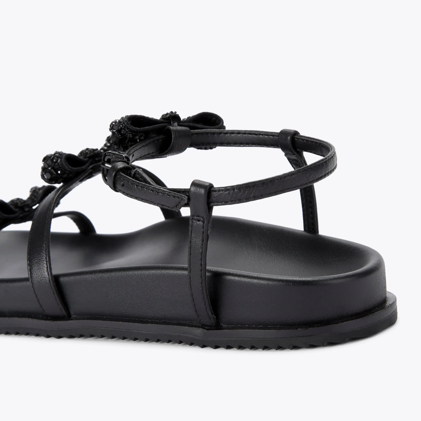 KG Pierra Micro Bow Gladiator Sandal-Black