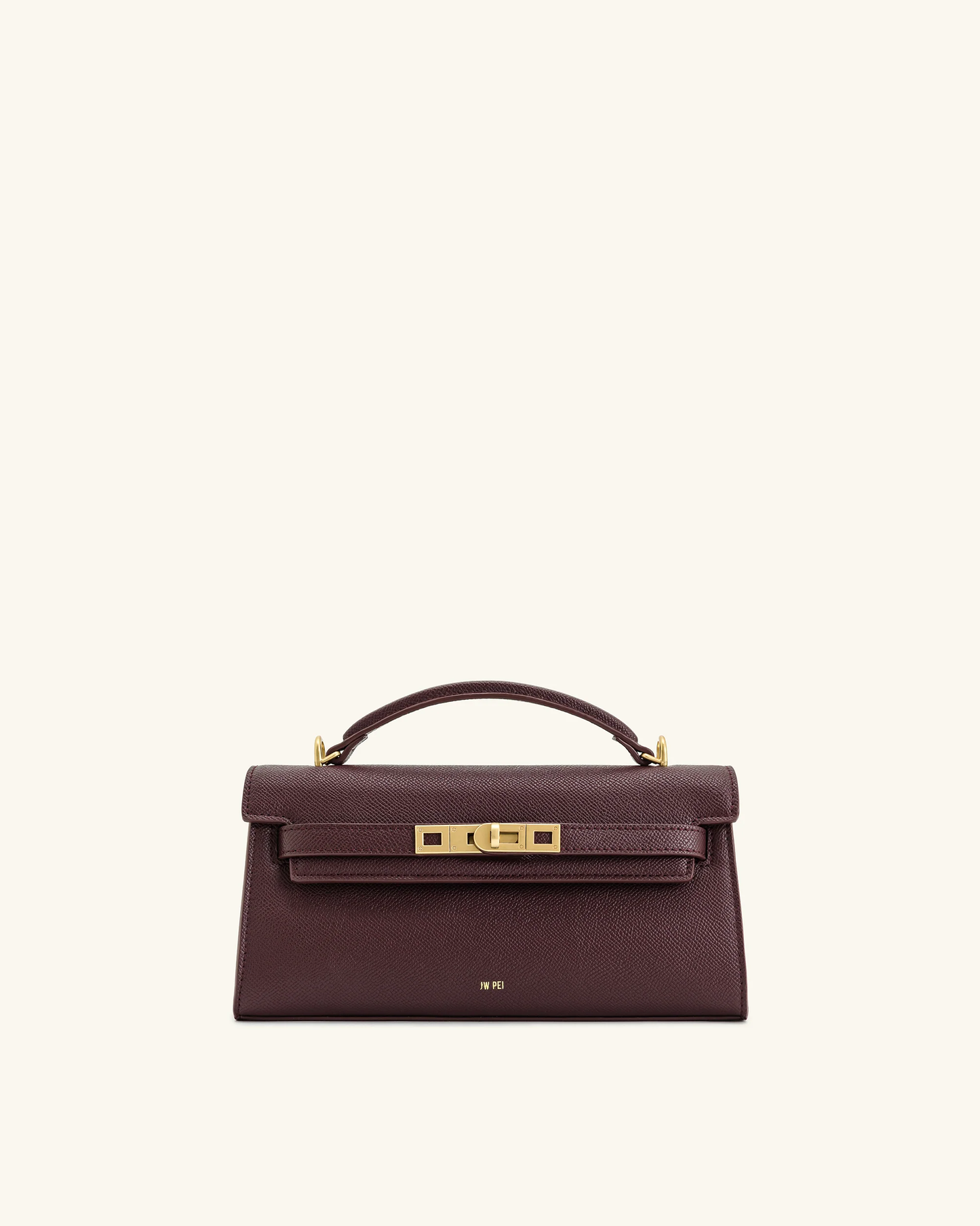 BOXED JWPEI Noor Top Handle Bag - Deep Burgundy