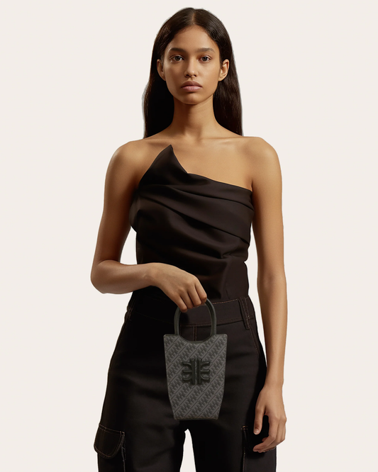 BOXED JW PEI FEI PHONE BAG - IRON BLACK