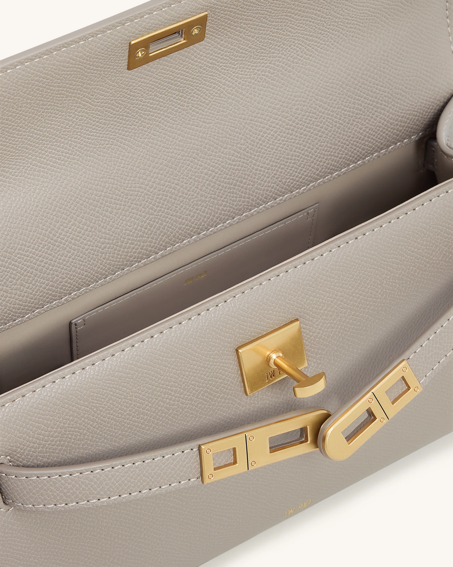 BOXED JW PEI Noor Top Handle Bag - Elephant Gray