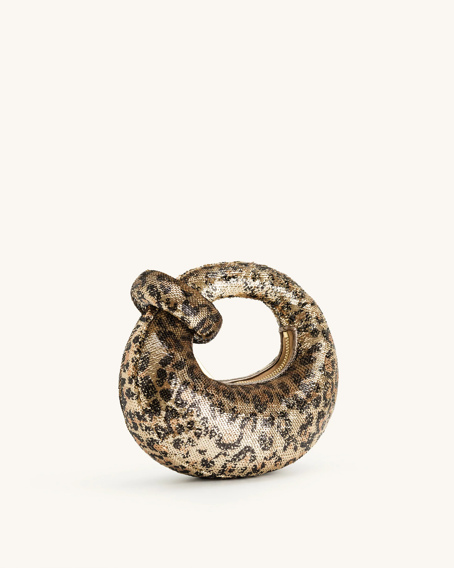 BOXED JW PEI Abacus top handle bag-Leopard Sequin