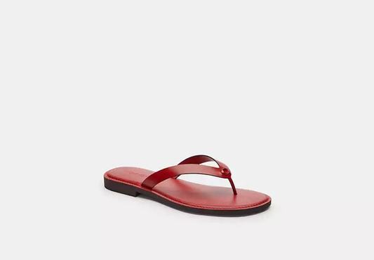 PREORDER Brianna Flip Flop slippers-Ruby