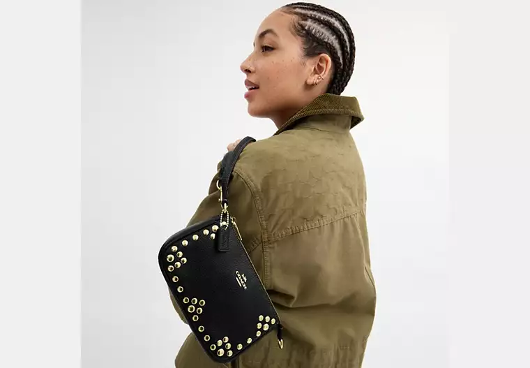 Nolita 19 Mini bag With Rivets-Black