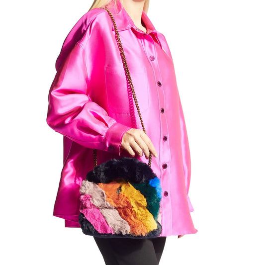 Kurt Geiger Mini Faux Fur Mini Kensington - Premium from House of Glitz - Just $85000.00! Shop now at House of Glitz