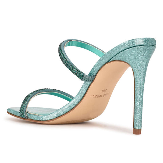 Nine West Zarleen 2 Embellished Mules-Green - Premium from House of Glitz - Just $50000.00! Shop now at House of Glitz
