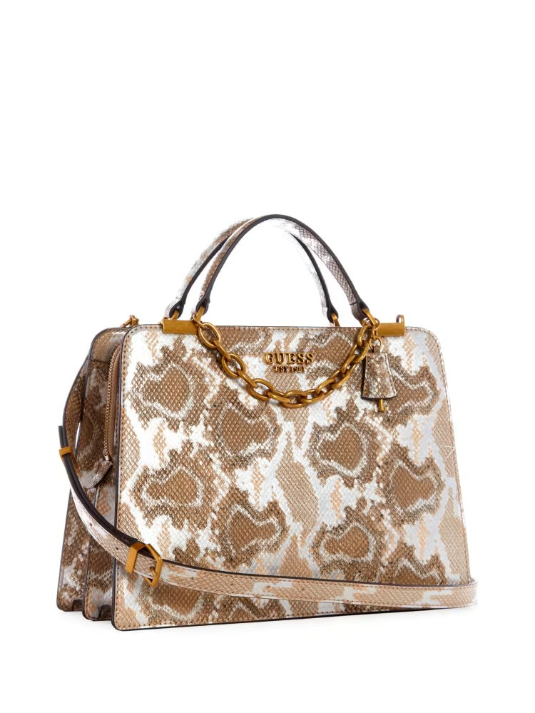 Guess Kristle Midi Python Satchel - Premium from House of Glitz - Just $75000.00! Shop now at House of Glitz