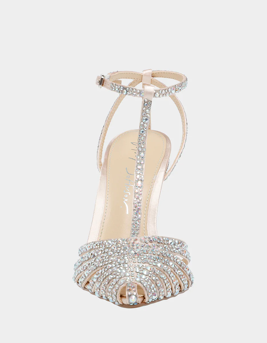 Blue by Betsey Johnson Ali Rhinestone T-Strap Dress court shoe - Premium from House of Glitz - Just $75000.00! Shop now at House of Glitz
