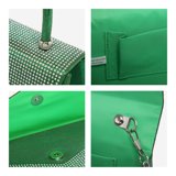 Dasein Green Bling Top Handle Clutch Bag - Premium from House of Glitz - Just $35000.00! Shop now at House of Glitz