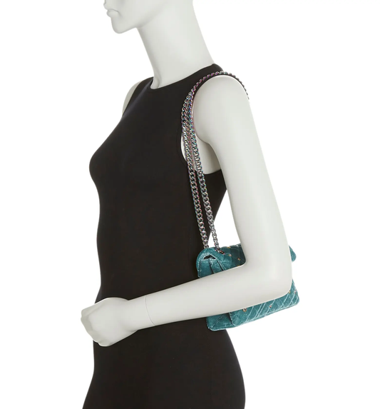 Mini Brixton Shoulder Bag-Teal - Premium from House of Glitz - Just $85000.00! Shop now at House of Glitz