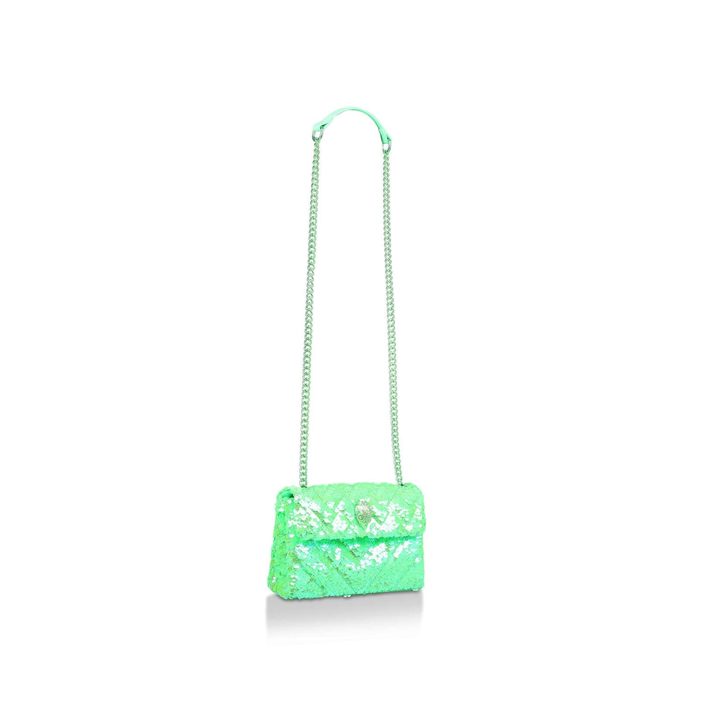 Kurt Geiger Medium Sequin Kensington Crossbody bag-Green - Premium from House of Glitz - Just $105000.00! Shop now at House of Glitz
