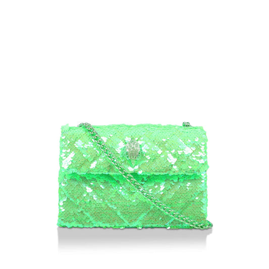 Kurt Geiger Medium Sequin Kensington Crossbody bag-Green - Premium from House of Glitz - Just $105000.00! Shop now at House of Glitz