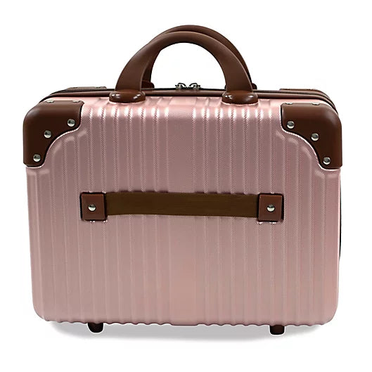 Puíche Trésor Carry-on Vanity Trunk Luggage, Set of 2 -Rose - Premium from House of Glitz - Just $165000.00! Shop now at House of Glitz