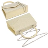 Sasein Bling Top Handle Clutch Bga-Gold - Premium from House of Glitz - Just $35000.00! Shop now at House of Glitz