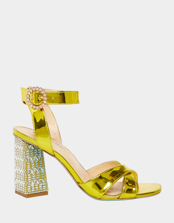 Betsey Johnson Bell Blockheel Sandals - Premium from House of Glitz - Just $75000.00! Shop now at House of Glitz