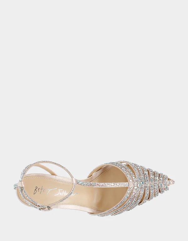 Blue by Betsey Johnson Ali Rhinestone T-Strap Dress court shoe - Premium from House of Glitz - Just $75000.00! Shop now at House of Glitz