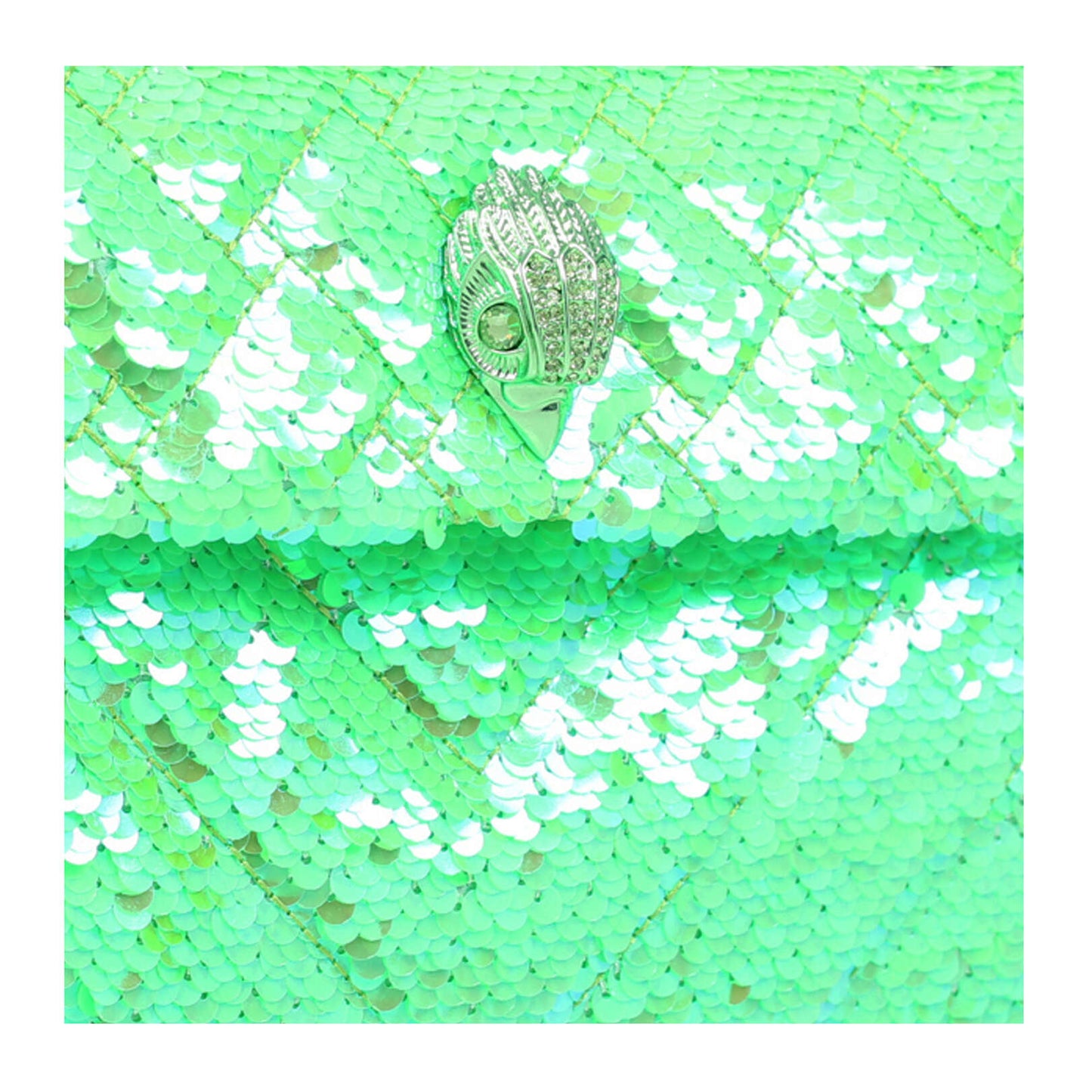 Kurt Geiger Medium Sequin Kensington Crossbody bag-Green - Premium from House of Glitz - Just $105000.00! Shop now at House of Glitz