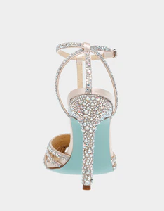 Blue by Betsey Johnson Ali Rhinestone T-Strap Dress court shoe - Premium from House of Glitz - Just $75000.00! Shop now at House of Glitz