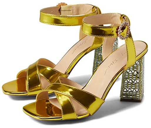 Betsey Johnson Bell Blockheel Sandals - Premium from House of Glitz - Just $75000.00! Shop now at House of Glitz