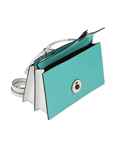 TOSCA BLU Turquoise Leather handbag - Premium from House of Glitz - Just $75000.00! Shop now at House of Glitz