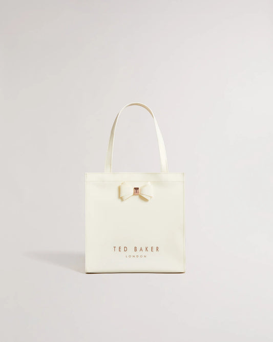 Ted Baker Small Aracon Plain Bow Icon Bag-Ivory