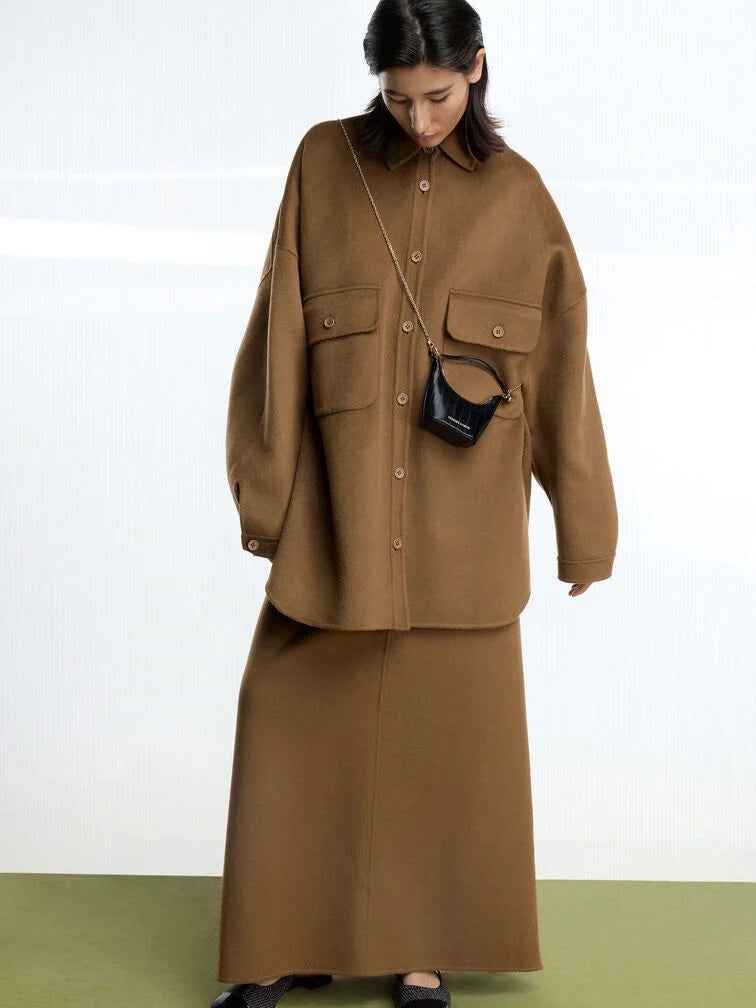 BOXED Charles and Keith Micro Augustine Eel-Effect Chain-Handle Bag - Black